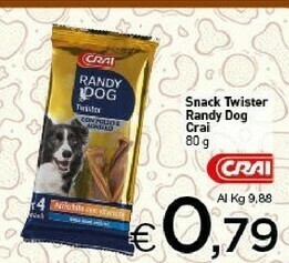 Crai Crai Snack Twister Randy Dog offerta