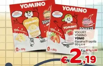 Crai Yomino 100% Naturale Yogurt E Fragole 320 G(ml) offerta
