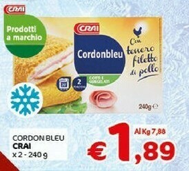 Crai Crai Cordon Bleu offerta