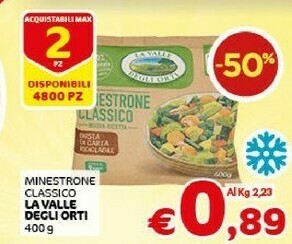 Crai La Valle Degli Orti - Minestrone Classico offerta