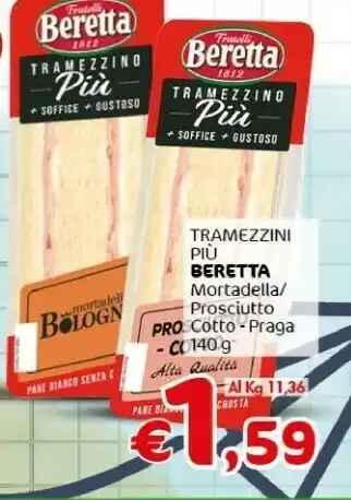 Crai Beretta Tramezzini Piu offerta