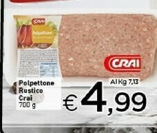 Crai Crai Polpettone Rustico offerta