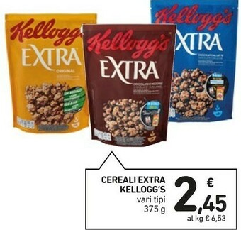 Conad Kelloggs Cereali Extra offerta