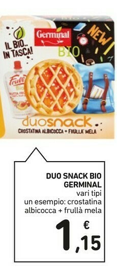 Germinal Crostatina Albicocca Grano Saraceno Bio