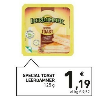 Conad Leerdammer Special Toast 125 G(ml) offerta