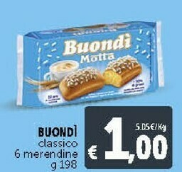 Deco Supermercati Motta Buondi Alla Ciliegia offerta