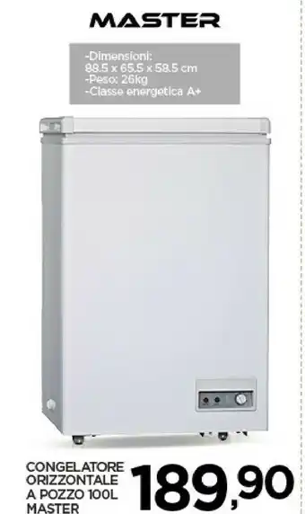 Despar Master ICE150CA+ Congelatore Libera Installazione A Pozzo Bianco 129 L A+ offerta