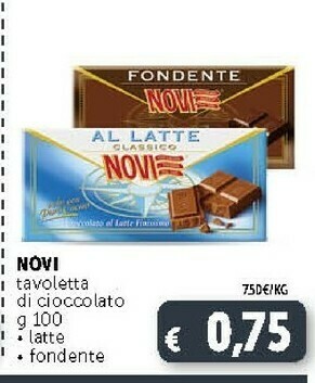 Deco Supermercati Novi Tavoletta Di Cioccolato offerta