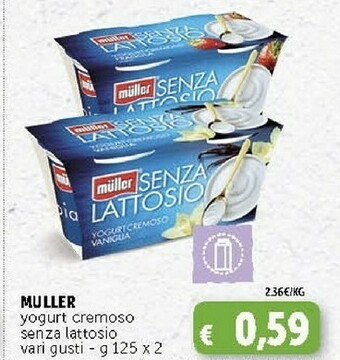 Muller Yogurt Cremoso Senza Lattosio