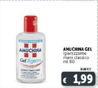 Deco Supermercati Amuchina Gel Igienizzante Mani Classico offerta