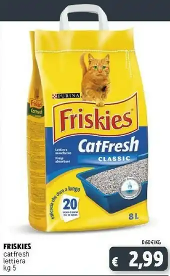 Deco Supermercati Purina Friskies Cat Fresh Lettiera offerta