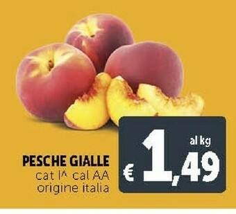 Deco Supermercati Pesche Gialle offerta