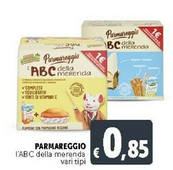 Deco Supermercati Parmareggio L'abc Della Merenda offerta