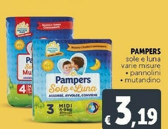 Deco Supermercati Pampers Sole E Luna Pannolini offerta