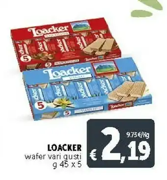 Deco Supermercati Loacker Wafer offerta