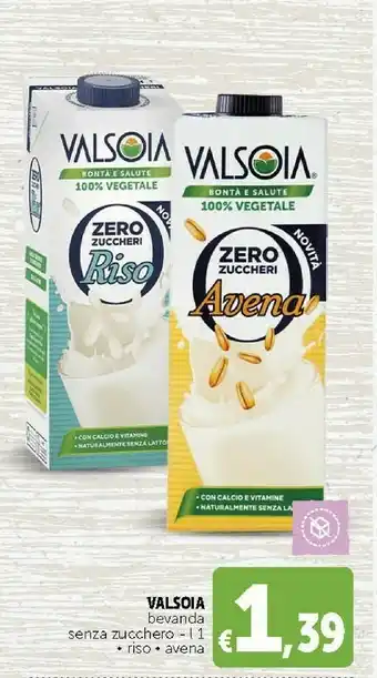 Deco Supermercati Valsoia Bevanda offerta