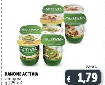 Deco Supermercati Danone Activia offerta