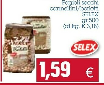 Selex Fagioli Cannellini Secchi 500 G(ml)
