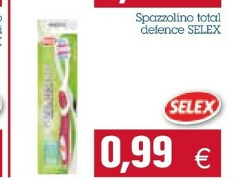 Emi Supermercati Selex Spazzolino Defence offerta
