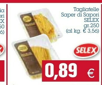 Emi Supermercati Saper di sapori Tagliatelle 250 Gr offerta