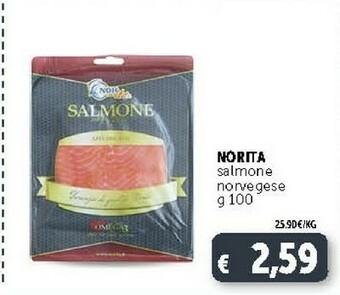 Deco Supermercati Norita Salmone Norvegese Affumicato 100 G(ml) offerta
