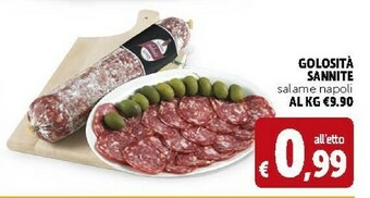 Deco Supermercati Golosità Sannite Salame Napoli offerta