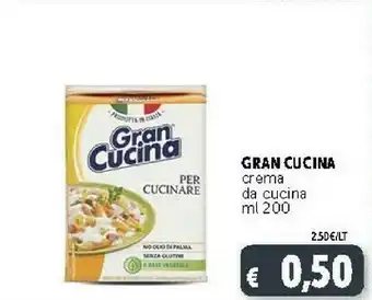 Deco Supermercati Gran cucina Crema Da Cucina Light 200 G(ml) offerta