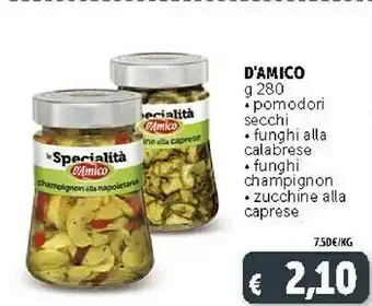 Deco Supermercati D'Amico Pomodori Secchi offerta