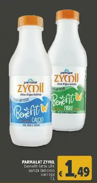 Deco Supermercati Parmalat Benefit Latte Uht Senza Lattosio offerta