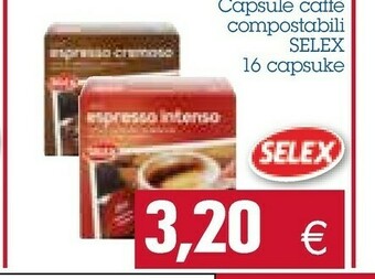 Selex Capsule Caffe Compostabili