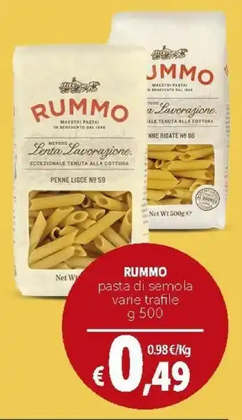 Deco Supermercati Rummo Pasta Di Semola offerta
