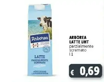 Deco Supermercati Arborea Latte Parzialmente Scremato UHT offerta