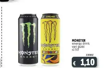 Deco Supermercati Monster Energy offerta
