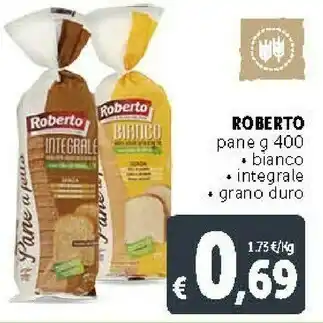 Deco Supermercati Roberto - Pane Bianco 400 G(ml) offerta