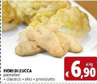 Deco Supermercati Fiori Di Zucca Pastellati offerta