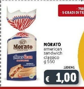 Deco Supermercati Morato American Sandwich Classico offerta