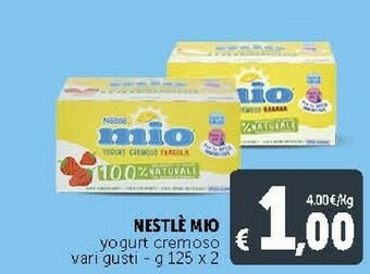 Deco Supermercati Nestlè Mio Yogurt Cremoso offerta
