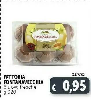Deco Supermercati Fattoria fontanavecchia 6 Uova Fresche offerta