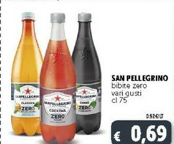Deco Supermercati San Pellegrino Bibite Zero offerta