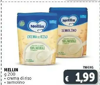 Deco Supermercati Mellin Crema Di Riso offerta