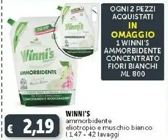 Deco Supermercati Winni's Ammorbidente offerta