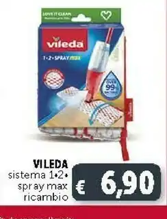 Deco Supermercati Vileda Sistema1.2 Spray Max Ricambio offerta