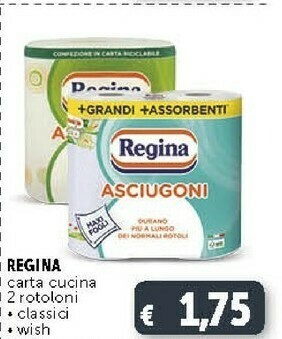 Deco Supermercati Regina Carta Cucina 2 Rotoloni offerta