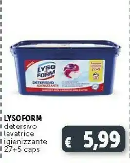 Deco Supermercati Lysoform Detersivo Lavatrice offerta