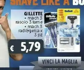 Deco Supermercati Gillette Rasoio 3 Lame offerta