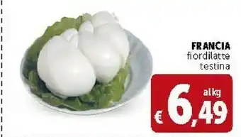 Deco Supermercati Francia Fiordilatte Testina Alkg offerta