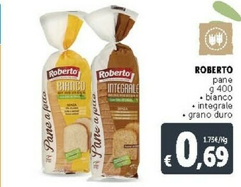 Deco Supermercati Roberto - Pane Bianco 400 G(ml) offerta