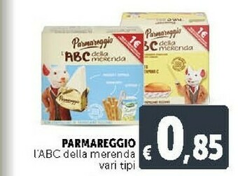 Deco Supermercati Parmareggio L'abc Della Merenda offerta