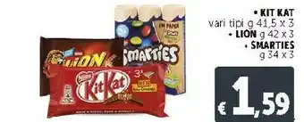 Deco Supermercati Nestlè Kitkat offerta