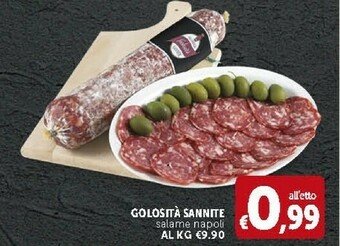 Deco Supermercati Golosità Sannite Salame Napoli offerta